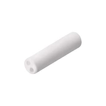 Uxcell 8mm Inner Diameter Alumina Ceramic Tubes - High Temp Insulators, 5 Pack, 12mm Long