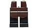 Produktbild LEGO CITY - 10 BEINE - HOSEN für Minifiguren im neuen braun mit Aufdruck "Rüstung"- legs