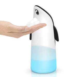 OPL electric foam soap dispenser non-contact hands-free soap dispenser, adjustable soap volume, wall-mounted, rechargeable