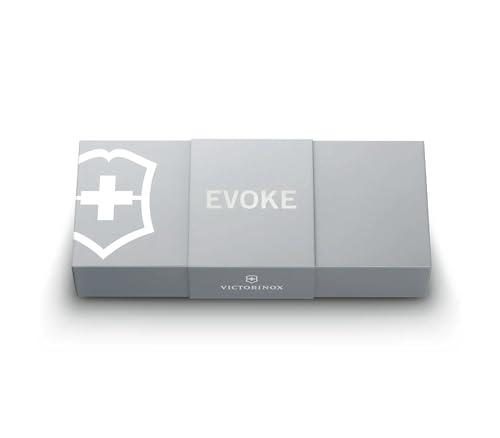 Victorinox Schweizer Taschenmesser Hunter Evoke Alox, Klappmesser Outdoor, 5 Funktionen Inkl. 10 cm Klinge und Paracord-Anhänger, Silber