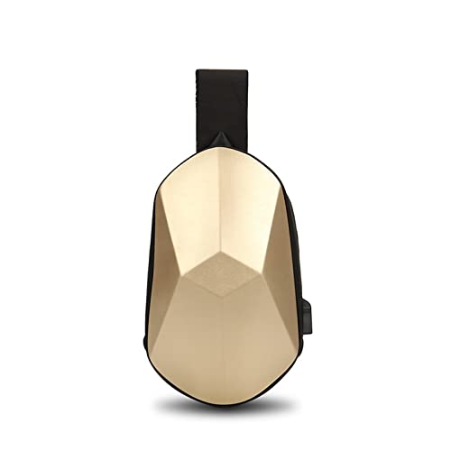 Sac de poitrine homme coque rigide au design tridimensionnel et finitions étanches