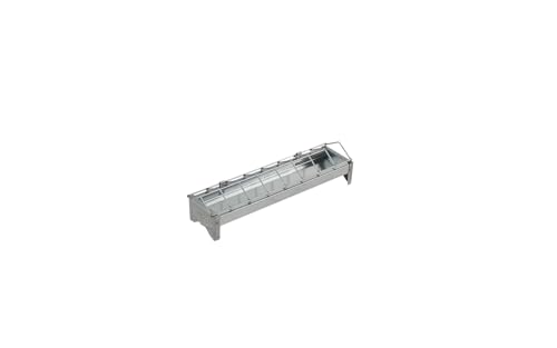 Mangiatoia A Barretta Da 30 Cm Con Griglia - Per Pulcini - In Lamiera Zincata - River Systems