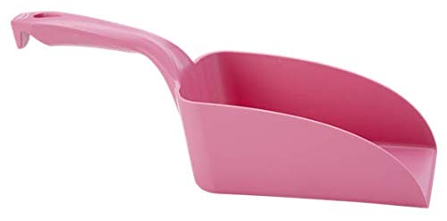 Vikan 56751 Hand Scoop - 1 Litre Pink Polypropylene Hygienic Food-Grade Scoop, Medium - Image 2