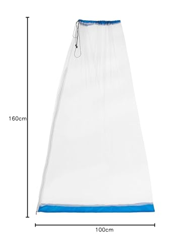 Image of Classic Mosquito Net Baby Mosquito Net Swing Cradle | Jhula /Jula Mosquito Net for 0-3 Year Baby | Mosquito Net for Baby Cradle Swing with Side Zip Opening-Blue