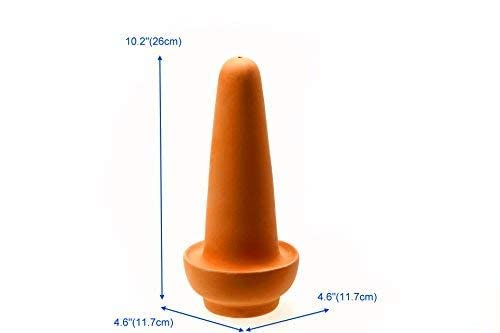U.p. Aqua Ceramic Spawning Cone For Discus Breeding Cones Cave 10.2" Red #TOP3