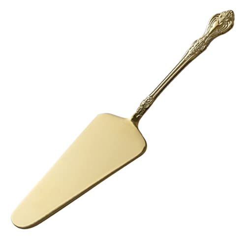 HEMOTON Pelle à Gâteau Serveur De Au Fromage Spatule Décorative Dessert à Gâteau Gravé à Gâteau Ancien Serveur à Gâteau Pâte Mariage Le Beurre Acier Inoxydable