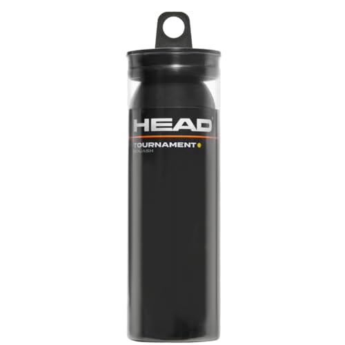 HEAD Unisex Adult Tournament 3-Ball Tube SYD Squash Balls (pack Of 3) - Black One Size