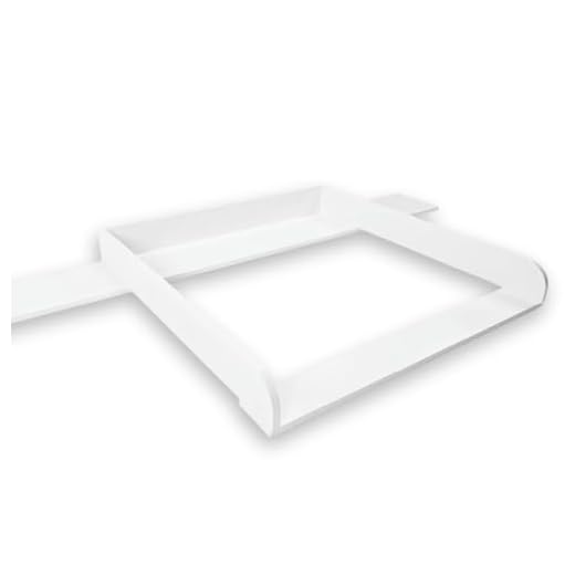 Puckdaddy® Lennard | Wickelaufsatz für IKEA Malm Kommode u.Ä. | 159,5x78x10 cm | Wickelauflage mit Blende aus weißem MDF-Holz | Premium Wickelaufsatz inkl. Montagematerial zur Wandmontage