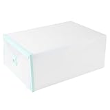 Boîtes de rangement à chaussures en plastique - grande capacité, épaisses et conteneur de rangement pour chaussures