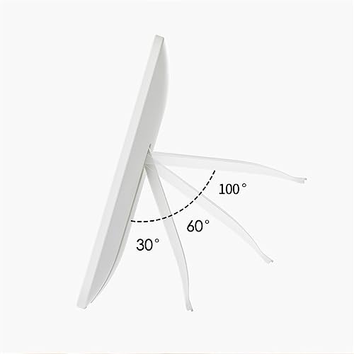 Miroir rechargeable et pliant avec éclairage pour bureau et maquillage - 6