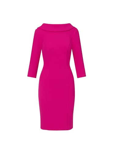 Image of Adrianna Papell Women's Rolled Neck Crepe Midi Dress