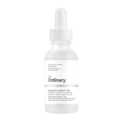 The Ordinary Hyaluronic Acid 2% + B5 (with Ceramides), Multi-Depth Hydration Serum for Plumper, Smoother Skin, 30ml