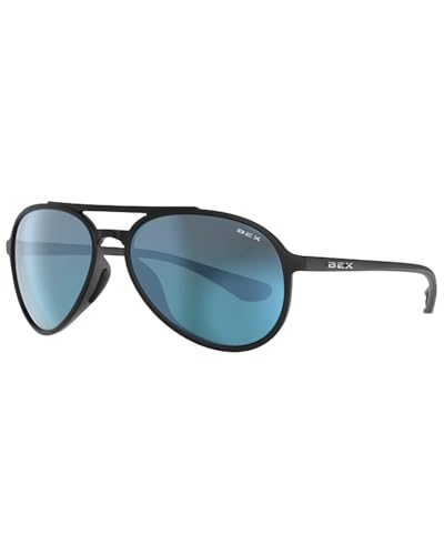 BEX Wesley Lite Polarized Sunglasses - Unisex Aviators with Wrap-around Design and NYPO Technology - Outdoor Enthusiasts