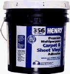 Henry 356 MultiPro Premium Multipurpose High Strength Paste Carpet & Sheet Vinyl Adhesive 4 gal.