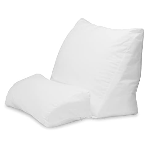 Contour Flip Pillow - 10-in-1 Rest Positions Wedge Pillow for Gentle, Plush Elevation for Back, Knees, Legs or Stomach Support Comfort & Relief - King Size (30 inch Width - Pillow ONLY) Cover