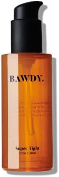 BAWDY Super Tight Body Serum - Firming + Tightening Body Serum for All Skin Types - Formulated with Icewine, Nettle, Goji to Visibly Tighten + Firm Skin (3.4oz / 100ml)
