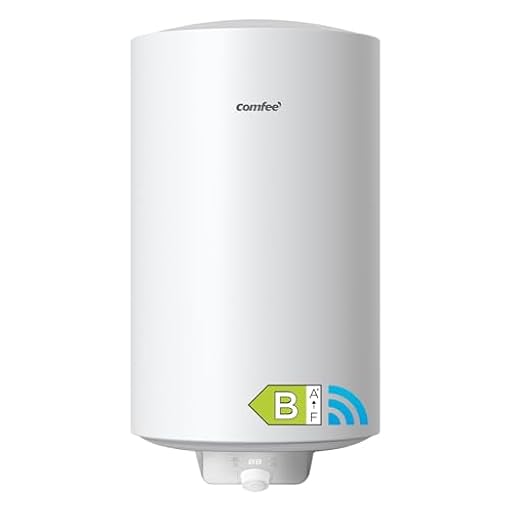COMFEE´ D80-15EFG-ES Calentador de agua eléctrico vertical, Wi-Fi, control remoto por smartphone, montaje en pared sin necesidad de taladrar, 80 L, tamaño compacto, fácil de instalar | Ya disponible en tu tienda friki favorita! En mundofriki.es!