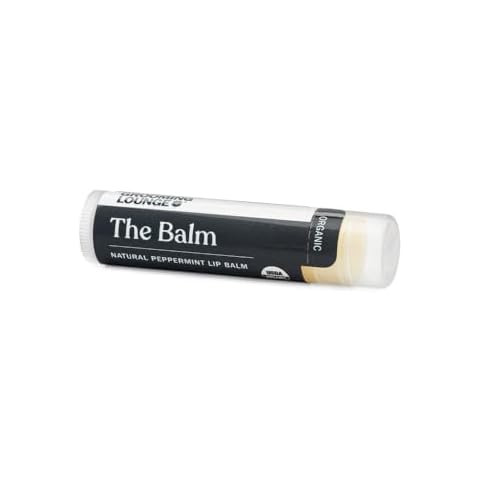 Grooming Lounge The Balm Lip Balm - Ensures Soft, Supple and Moisturized Lips - Eliminates Dryness and Chapping - Refreshing Peppermint Scent - Soothing Formula - No Parabens - Cruelty Free - 0.15 oz Cover