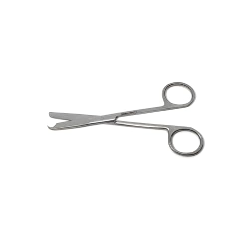All-purpose Stainless Steel Littauer Spencer Suture Stitch Scissors with One Hook Blade for Delicate Precision Cutting (4.5