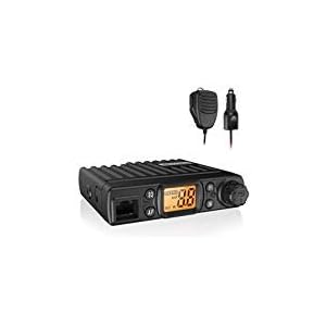 Radioddity CB-27 Mini CB Radio Mobile 40-Channel, AM Instant Emergency Channel 9/19, RF Gain with Removable Microphone