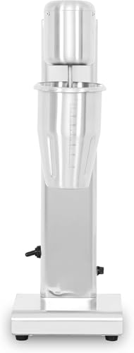 MBH - Batidora para batidos profesional INOX para hostelería. Batidora de vaso industrial eléctrica acero inoxidable para helados, smoothies y batidos de leche.