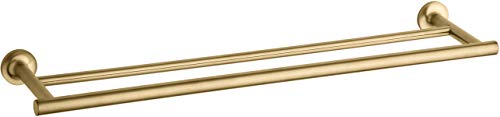 Kohler K-14375-2MB Purist-Towel Bar, Vibrant Brushed Moderne Brass
