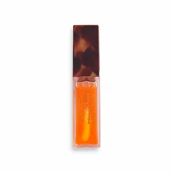 Revolution Pro Glow Edit Lip Oil, Soleil, Orange Tint
