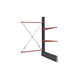 Die vielseitige Einsetzbarkeit unseres Kragarmregals macht es zu einem unverzichtbaren Element in jedem Lager- oder Arbeitsumfeld. Egal, ob Sie Holz, Metall, Kartons oder andere Materialien lagern möchten, dieses Regal passt sich Ihren Bedürfnissen perfekt an und maximiert Ihre Platznutzung.