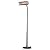 Fire Sense 02117 Telescoping Offset Pole Mounted Infrared Patio Heater With Wheels 1500 Watt Indoor Outdoor Powder Coated Steel Tip over Protection System Cover Included - Stainless Steel