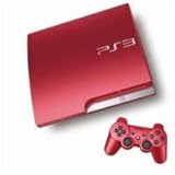  PlayStation 3 - Konsole Slim Scarlet Red 320GB mit 2 DualShock 3 Wireless Controllern