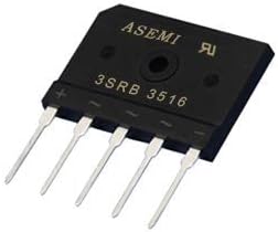 Pack of 3pcs ASEMI 3SRB3516 Bridge Rectifier Diode KBJ-5 Package Through Hole Three Phase Rectifier...