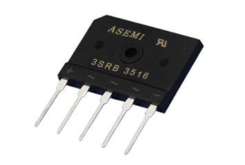 (Pack of 3pcs) ASEMI 3SRB3516 Bridge Rectifier Diode KBJ-5 Package Through Hole Three Phase Rectifier…