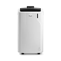 De'Longhi Pinguino PACEM93, Silent Portable Air Conditioner, Dehumidifier and Fan, Ideal for Medium/Large Rooms, Integrated Dust Filter and 24-hour Timer, 50L/24h, BTU/H 10,500, White