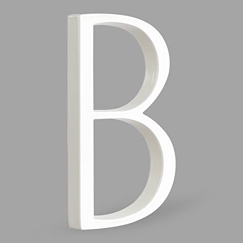 Hasware Floating House Number Sign 5 Inch (12 Cm) Modern Door Numbers Signage Plaque Street Home Address Numerals, Black Metal (B, White) #TOP1