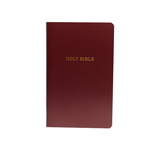 KJV, Gift and Award Bible, Imitation Leather, Burgundy, Red Letter Edition: Holy Bible, King James V