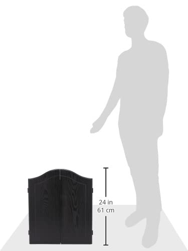 Action 40-0500 Black Dart Board Cabinet #TOP4