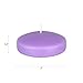 Mega Candles 4 pcs Unscented Lavender Floating Candles, Hand Poured Wax Candle 3 Inch Diameter, Home Décor, Wedding Receptions, Occasions, Festivities, Events, Meditations, Tranquility, Spa
