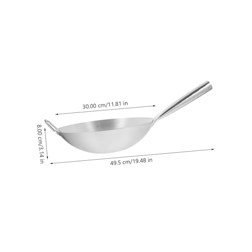 Wok de acero inoxidable antiadherente Ciieeo para cocina miniatura 2
