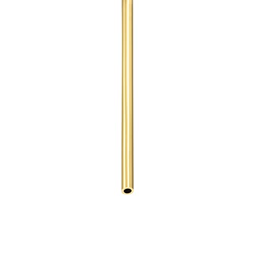 DTGN 300x3x0.5mm(L*OD*Grosor) Tubo Redondo de Latón - 1pcs Varilla de Latón Hueco Redondo Metal Tubos sin Costuras para Maquinaria Equipo Bricolaje Decorativo Marco Manualidades