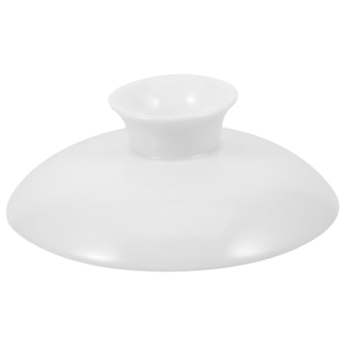 ULTECHNOVO Couvercle En Céramique Pour Tasse à Thé 7,8 Cm Accessoire De Théière Réutilisable La Saveur Pour Usage à Camping Couvercle De Tasse à Thé En Porcelaine