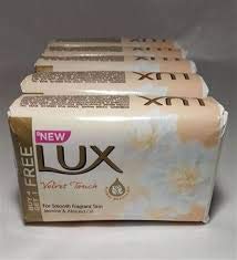 Lux Velvet Touch Soap 4x100gm Buy 4 Get 1