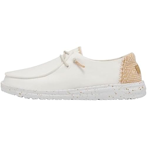 HEYDUDE Women's Wendy Chambray | Women's Shoes | Women's Lace Up Loafers | Comfortable & Light-Weight