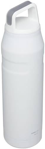 Image of Stanley IceFlow Cap and Carry Water Bottle | Wide Mouth Twist Lid | Lightweight & Leakproof for Travel & Sports | Insulated Stainless Steel | BPA-Free