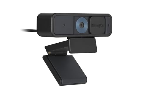 Image of Kensington W2000 1080P Auto Focus Webcam, Full HD 1080P /30fps Webcam with Microphone for Video Conferencing, Software Control, Privacy Shutter, Compatible with Zoom /Skype /Teams (K81175WW)