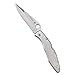 Spyderco Police Folding Pocket Knife with 4.2' VG-10 Steel Blade and Stainless Steel Handle - EDC Knife for Men and Women, Perfect for Hunting, Tactical, Camping, Survival - CombinationEdge - C07PS