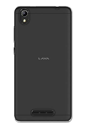 Image of COVERBLACK Rubber Back Cover for Vivo Lava Z 60 (1 GB RAM) - Transparent