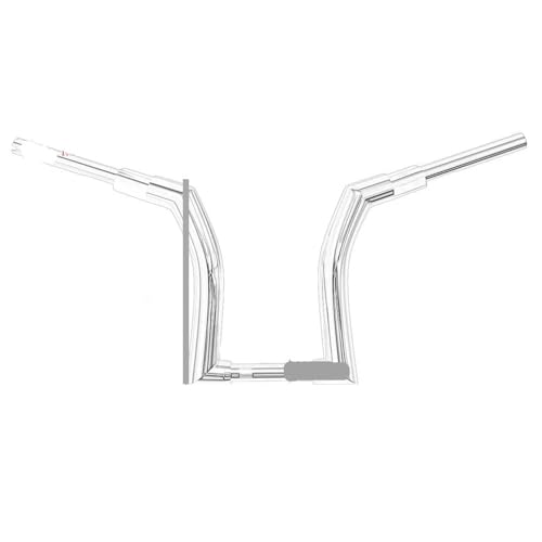 Barra manillar de motocicleta Z-Bar de 1" para viajar en Touring Road King con embrague húmedo