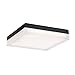 Modern Forms FM-2012-35-BK Modern Forms FM-2012 Matrix 12" Wide LED Flush Mount Square Ceiling Fixture/Wall Sconce with Opal Glass Shade