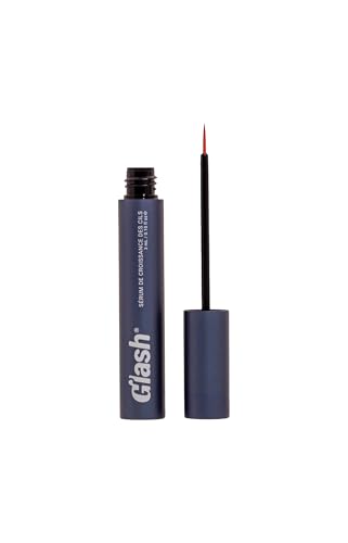 GLASH Premium Sérum Cils Naturel - Pour Cils Visiblement Plus Longs Et Plus Denses - 99% Origine Naturelle - 3 ml