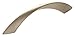 Amerock | Cabinet Pull | Satin Nickel Matte | 5-1/16 inch (128 mm) Center to Center | Essential